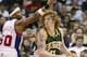 LOS ANGELES - OCTOBER 21: Robert Swift #31 of the Seattle SuperSonics looks to pass against Corey Maggette #50 of the Los Angeles Clippers on October 21, 2006 at Staples Center in Los Angeles, California. The Clippers won 86-82. NOTE TO USER: User expressly acknowledges and agrees that, by downloading and or using this photograph, User is consenting to the terms and conditions of the Getty Images License Agreement. (Photo by Lisa Blumenfeld/Getty Images)