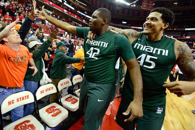 Reggie Johnson Presses on as 'Canes Play for ACC Title