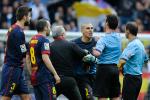 Barca's Valdes Suspended 4 Games for Protesting 