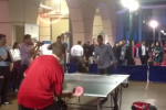 Watch: Rockets' GM Plays Ping Pong with Jeremy Lin