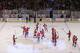 Chicago celebrates its 10th consecutive win at center ice against Minnesota, March 5.