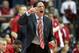 BLOOMINGTON, IN - MARCH 05: Tom Crean the head coach of the Indiana Hoosiers gives instructions to his team during the game against the Ohio State Buckeyes at Assembly Hall on March 5, 2013 in Bloomington, Indiana. (Photo by Andy Lyons/Getty Images)