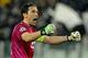 TURIN, ITALY - MARCH 06: Gianluigi Buffon of Juventus celebrates during the Champions League round of 16 second leg match between Juventus and Celtic at Juventus Arena on March 6, 2013 in Turin, Italy. (Photo by Claudio Villa/Getty Images)