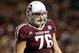 COLLEGE STATION, TX - NOVEMBER 24: Luke Joeckel #76 of the Texas A&M Aggies is seen on the field during the game against the Missouri Tigers at Kyle Field on November 24, 2012 in College Station, Texas. (Photo by Scott Halleran/Getty Images)