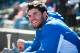 SURPRISE, AZ - FEBRUARY 24: Eric Hosmer #35 of the Kansas City Royals looks on before a spring training game against the Texas Rangers at Surprise Stadium on February 24, 2013 in Surprise, Arizona. (Photo by Rob Tringali/Getty Images)