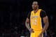 LOS ANGELES, CA - FEBRUARY 28: Dwight Howard #12 of the Los Angeles Lakers reacts to his foul during the game against the Minnesota Timberwolves at Staples Center on February 28, 2013 in Los Angeles, California. NOTE TO USER: User expressly acknowledges and agrees that, by downloading and or using this photograph, User is consenting to the terms and conditions of the Getty Images License Agreement. (Photo by Harry How/Getty Images)
