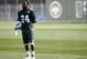 CORTLAND, NY - JULY 27: Darrelle Revis #24 of the New York Jets works out at Jets Training Camp at SUNY Cortland on July 27, 2012 in Cortland, New York. (Photo by Jeff Zelevansky/Getty Images)