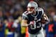 FOXBORO, MA - JANUARY 13: Wes Welker #83 of the New England Patriots runs with the ball against the Houston Texans during the 2013 AFC Divisional Playoffs game at Gillette Stadium on January 13, 2013 in Foxboro, Massachusetts. (Photo by Elsa/Getty Images)