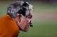 OXFORD, MS - SEPTEMBER 15: Head coach Mack Brown of the Texas Longhorns waits on the sideline during the game against the Ole Miss Rebels at Vaught-Hemingway Stadium on September 15, 2012 in Oxford, Mississippi. (Photo by Scott Halleran/Getty Images)