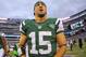 Oct 28, 2012; East Rutherford, NJ, USA; New York Jets quarterback Tim Tebow (15) walks off the field after his game against the Miami Dolphins at MetLIfe Stadium. The Dolphins defeated the Jets 30-9. Mandatory Credit: Ed Mulholland-USA TODAY Sports
