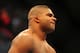 Dec. 30, 2011; Las Vegas, NV, USA; UFC fighter Alistair Overeem during a heavyweight bout at UFC 141 at the MGM Grand Garden event center. Mandatory Credit: Mark J. Rebilas-USA TODAY Sports