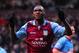 BIRMINGHAM, ENGLAND - FEBRUARY 10: Christian Benteke of Villa celebrates scoring a penalty to make it 1-0 during the Barclays Premier League match between Aston Villa and West Ham United at Villa Park on February 10, 2013 in Birmingham, England. (Photo by Michael Regan/Getty Images)