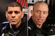 Finally showing their teeth, Georges St-Pierre and Nick Diaz ripped into each other on the UFC 158 media call. (Photo Credit: UFC/Zuffa)