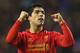 Luis Suarez celebrates his hat trick and another Liverpool FC victory