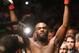 Sep 22, 2012; Toronto, ON, Canada; UFC fighter Jon Jones before the start of his fight against fighter Vitor Belfort (not pictured) during a light heavyweight bout at UFC 152 at the Air Canada Centre. Mandatory Credit: Tom Szczerbowski-USA TODAY Sports
