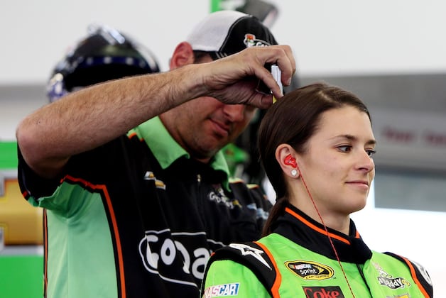 Danica Has Sore Neck, Head After Hit with Rock