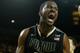 ANN ARBOR, MI - JANUARY 24: Rapheal Davis #35 of the Purdue Boilermakers reacts after a second half basket while playing the Michigan Wolverines at Crisler Center on January 24, 2013 in Ann Arbor, Michigan. Michigan won the game 68-53. (Photo by Gregory Shamus/Getty Images)