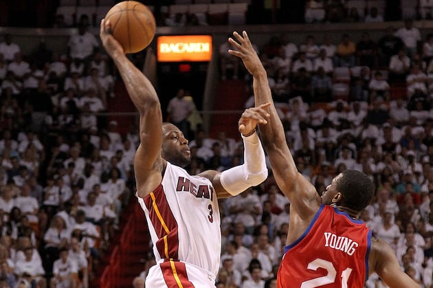 Heat Win 17th Straight, Top 76ers 102-93