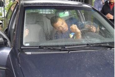 Stanton Hits Massive HR in BP -- Breaks Windshield