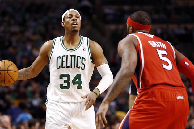 Pierce, Terry Lead Celtics on 107-102 OT Win over Hawks