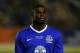 LIVERPOOL, ENGLAND - AUGUST 08: Victor Anichebe of Everton in action during the Pre-season Friendly match between Everton and AEK Athens at Goodison Park on August 8, 2012 in Liverpool, England. (Photo by Chris Brunskill/Getty Images)