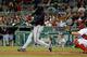 Vazquez made quite an impression behind the plate in a recent game against the Twins.