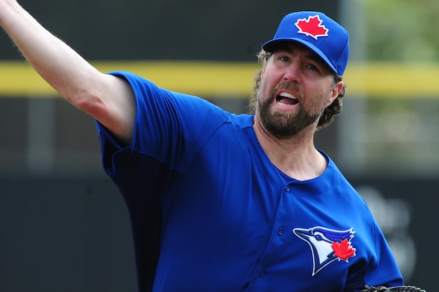 Blue Jays' Dickey Unconcerned with Spring Results