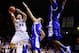 INDIANAPOLIS, IN - FEBRUARY 22: Chase Stigall #33 of the Butler Bulldogs shoots the ball as Jake Barnett #30 of the Saint Louis Billikens defends at Hinkle Fieldhouse on February 22, 2013 in Indianapolis, Indiana. Saint Louis defeated Butler 65-61. (Photo by Michael Hickey/Getty Images)