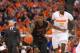 SYRACUSE, NY - JANUARY 21: Sean Kilpatrick #23 of the Cincinnati Bearcats drives the ball down the court against Baye Moussa Keita #12 of the Syracuse Orange during the game at the Carrier Dome on January 21, 2013 in Syracuse, New York. (Photo by Nate Shron/Getty Images)