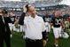STATE COLLEGE, PA - SEPTEMBER 15: Head coach Bill O'Brien of the Penn State Nittany Lions walks off the field after defeating the Navy Midshipmen 34-7 at Beaver Stadium on September 15, 2012 in State College, Pennsylvania. (Photo by Rob Carr/Getty Images)