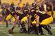 TEMPE, AZ - SEPTEMBER 22: Offensive linesman Kody Koebensky #67 of the Arizona State Sun Devils prepares to snap the football during the college football game against the Utah Utes at Sun Devil Stadium on September 22, 2012 in Tempe, Arizona. The Sun Devils defeated the Utes 37-7. (Photo by Christian Petersen/Getty Images)