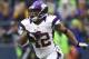 SEATTLE, WA - NOVEMBER 04: Percy Harvin #12 of the Minnesota Vikings returns a kick during a game against the Seattle Seahawks at CenturyLink Field on November 4, 2012 in Seattle, Washington. (Photo by Stephen Brashear/Getty Images)