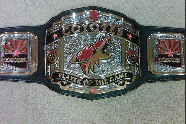 Image: New Belts Unveiled for Player of the Game