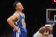 NEW YORK, NY - FEBRUARY 27: Stephen Curry #30 of the Golden State Warriors, who scored 54 points in the game, waits for play to begin late in the fourth quarter of 109-105 loss to the New York Knicks at Madison Square Garden on February 27, 2013 in New York City. NOTE TO USER: User expressly acknowledges and agrees that, by downloading and/or using this photograph, user is consenting to the terms and conditions of the Getty Images License Agreement. (Photo by Bruce Bennett/Getty Images)