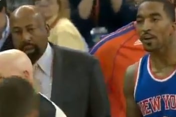 Knicks J.R. Smith Ejected for Foul on Harrison Barnes (VIDEO)