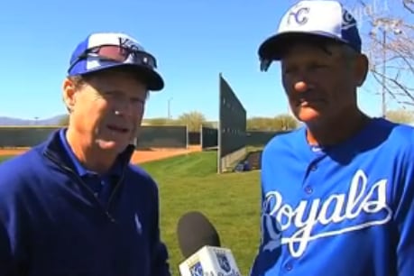 Watch Tom Watson Hang Around Kansas City Royals Spring Training