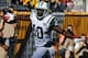 PITTSBURGH, PA - SEPTEMBER 16 : Santonio Holmes #10 of the New York Jets reacts after scoring a first quarter touchdown against the Pittsburgh Steelers on September 16, 2012 at Heinz Field in Pittsburgh, Pennsylvania. (Photo by Joe Sargent/Getty Images)