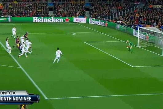 Messi Gives Barcelona Early 1-0 Lead Against Milan