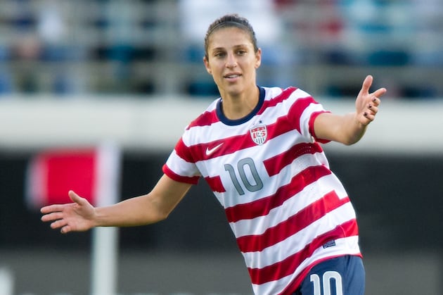 U.S. Midfielder Carli Lloyd Breaks Bone in Shoulder