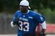 January 24, 2013; Honolulu, HI, USA; NFC running back Leon Washington of the Seattle Seahawks (33) runs the ball during practice for the 2013 Pro Bowl at Joint Base Pearl Harbor-Hickam. Mandatory Credit: Kyle Terada-USA TODAY Sports