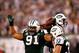 EAST RUTHERFORD, NJ - SEPTEMBER 11: Sione Pouha #91 of the New York Jets reacts against the Dallas Cowboys during their NFL Season Opening Game at MetLife Stadium on September 11, 2011 in East Rutherford, New Jersey. (Photo by Jeff Zelevansky/Getty Images)