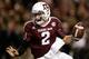 COLLEGE STATION, TX - NOVEMBER 24: Johnny Manziel #2 of the Texas A&M Aggies runs upfield during their game against the Missouri Tigers at Kyle Field on November 24, 2012 in College Station, Texas. (Photo by Scott Halleran/Getty Images)