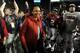PASADENA, CA - JANUARY 01: Former Secretary of State and Cardinal alum Condoleezza Rice celebrates after the Cardinal defeat the Wisconsin Badgers 20-14 in the 99th Rose Bowl Game Presented by Vizio on January 1, 2013 at the Rose Bowl in Pasadena, California. (Photo by Harry How/Getty Images)