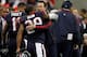 Kubiak and Quin share a hug in the safety's final home game.