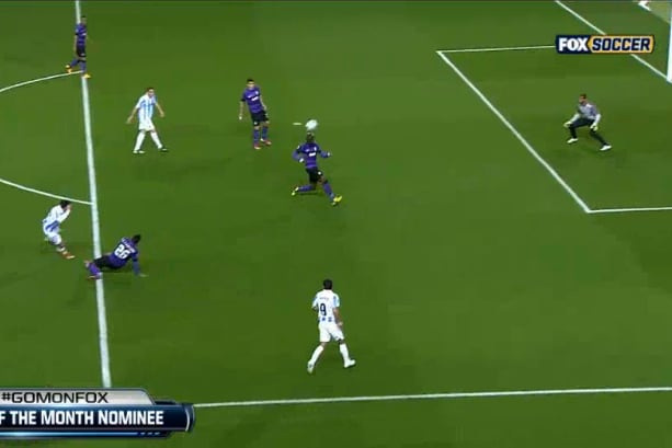 Iscos Superb Strike from Outside the Box Gives Malaga 1-0 Lead