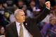 OKLAHOMA CITY - MARCH 20: Head coach Dave Rose of the Brigham Young Cougars gestures as he coaches against the Kansas State Wildcats during the second round of the 2010 NCAA men's basketball tournament at Ford Center on March 20, 2010 in Oklahoma City, Oklahoma. (Photo by Ronald Martinez/Getty Images)