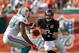MIAMI GARDENS, FL - DECEMBER 16: Chad Henne #7 of the Jacksonville Jaguars scrambles away from Karlos Dansby #58 of the Miami Dolphins during a game at Sun Life Stadium on December 16, 2012 in Miami Gardens, Florida. (Photo by Mike Ehrmann/Getty Images)