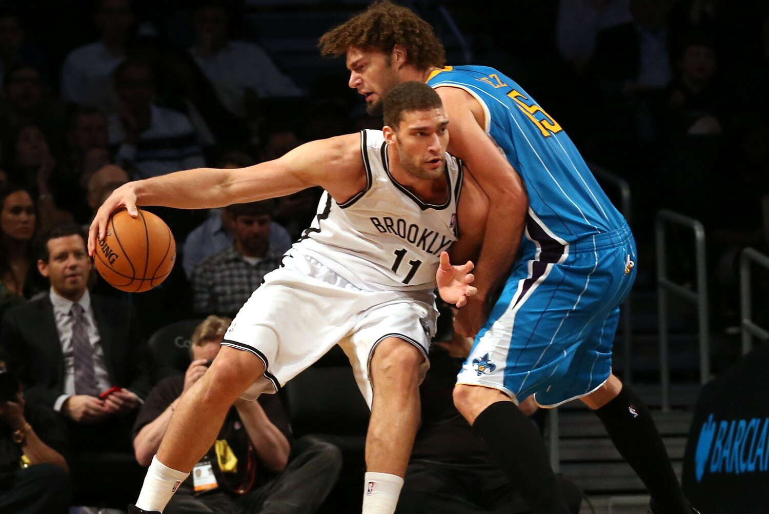 Brook Lopez and Andray Blatche Make a Great Pair for Brooklyn Nets