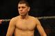 February 4, 2012; Las Vegas, NV, USA; UFC fighter Nick Diaz beofre his fight against Carlos Condit during UFC 143 at the Mandalay Bay Events Center. Carlos Codit defeated Nick Diaz. Mandatory Credit: Kelvin Kuo-USA TODAY Sports