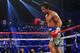 LAS VEGAS, NV - DECEMBER 08: (R-L) Manny Pacquiao knocks down Juan Manuel Marquez in the fifth round during their welterweight bout at the MGM Grand Garden Arena on December 8, 2012 in Las Vegas, Nevada. (Photo by Al Bello/Getty Images)